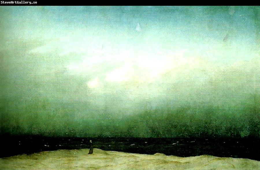 Caspar David Friedrich monk by the sea